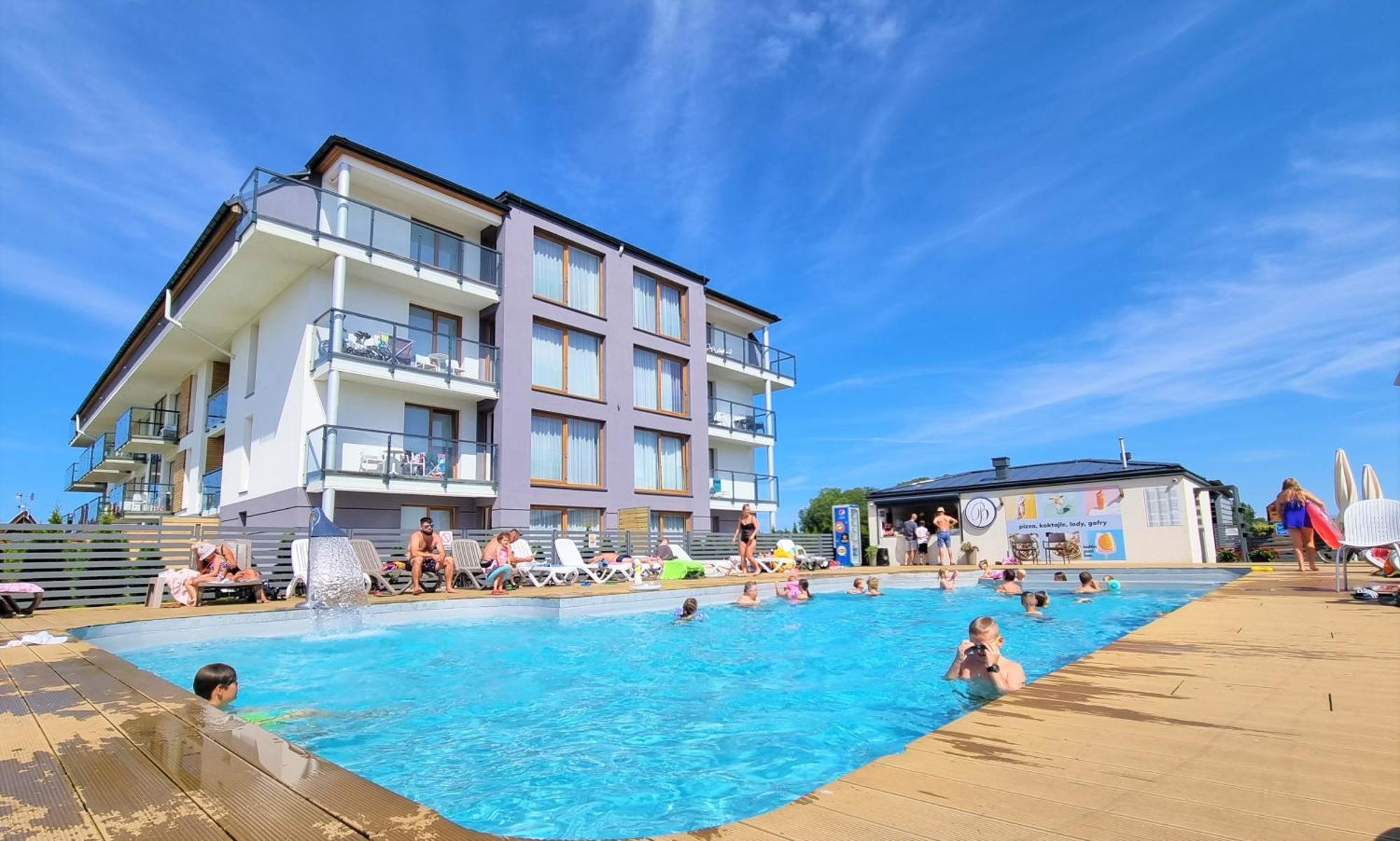 Apartament "Blu10" Z Basenem Sarbinowo Bagian luar foto