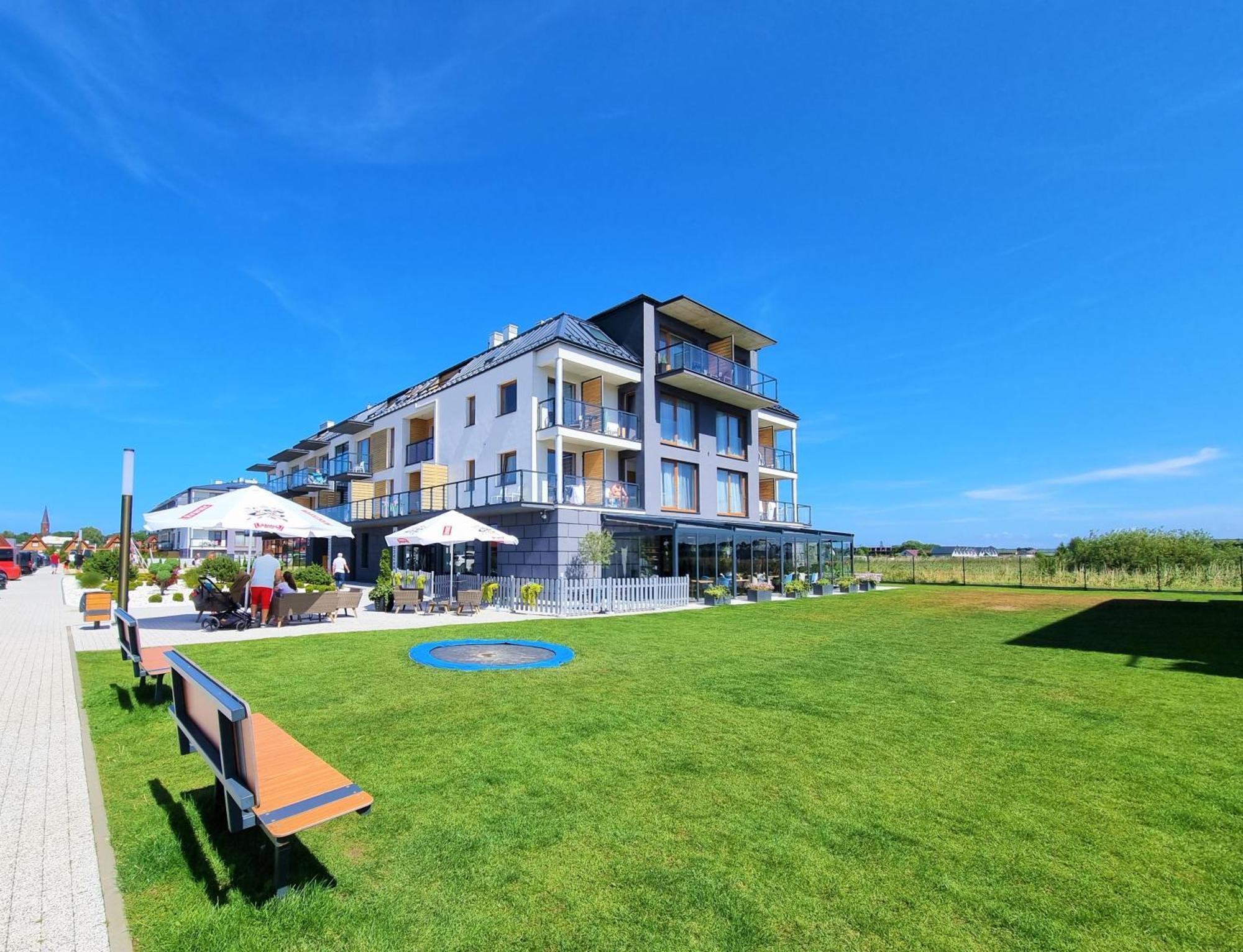 Apartament "Blu10" Z Basenem Sarbinowo Bagian luar foto