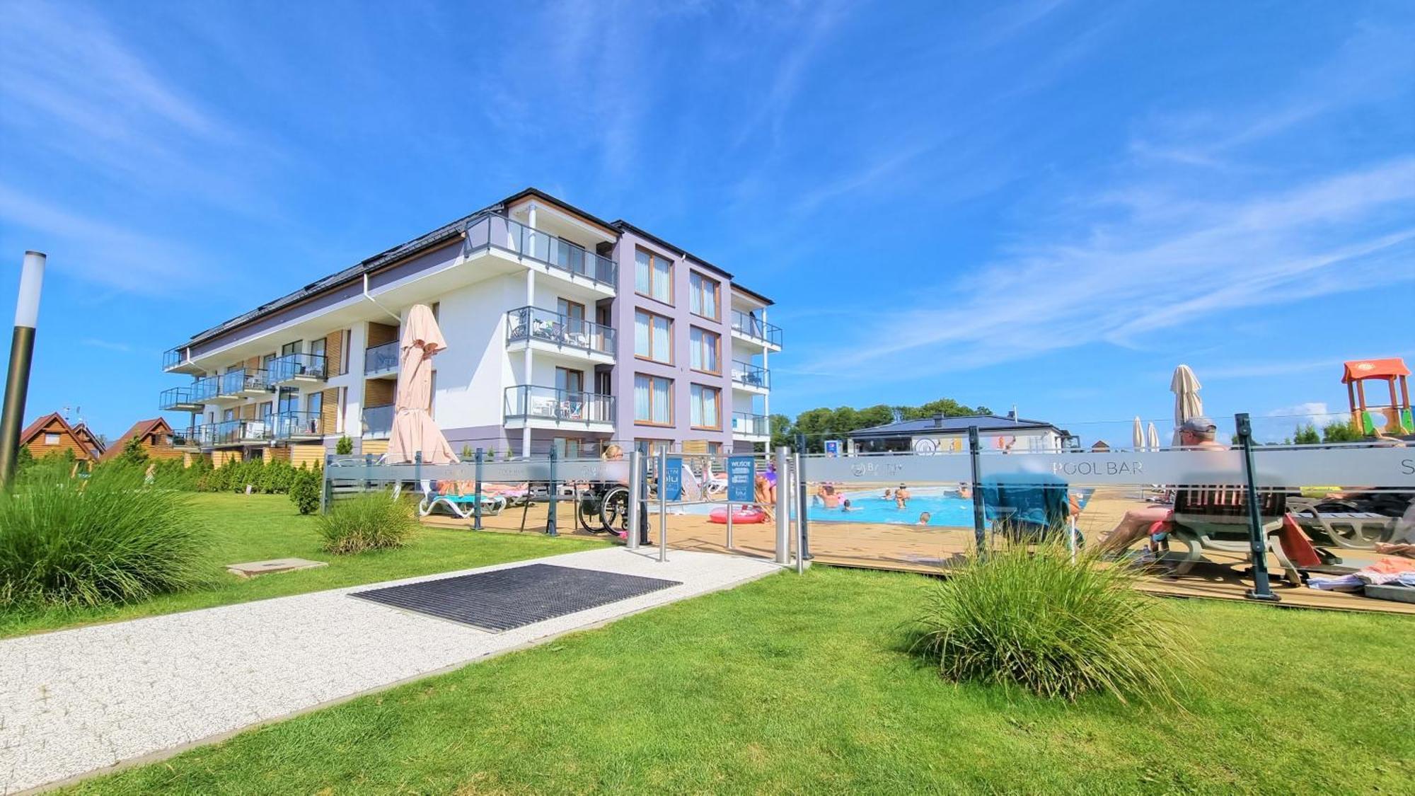 Apartament "Blu10" Z Basenem Sarbinowo Bagian luar foto